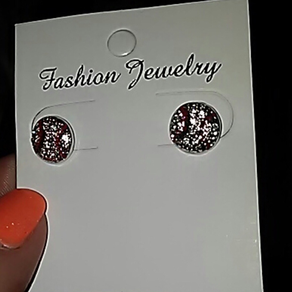 Baseball Earrings - Picture 2 of 4